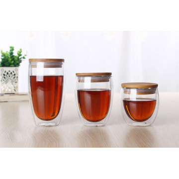 double wall glass cup tea cup sets